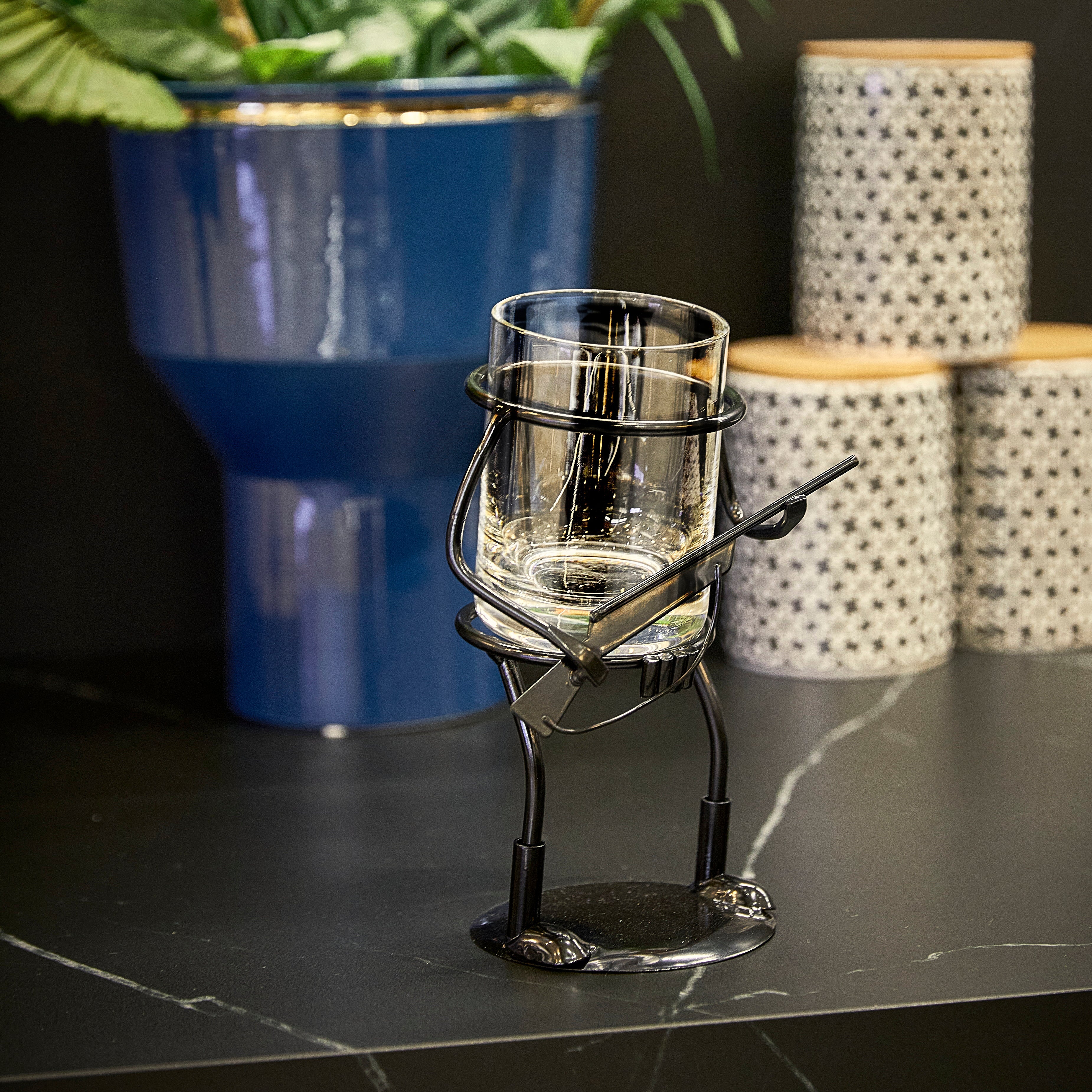 Rifle Hunter Whiskey Glass - Bullet Glass & Metal Cup Holder-1