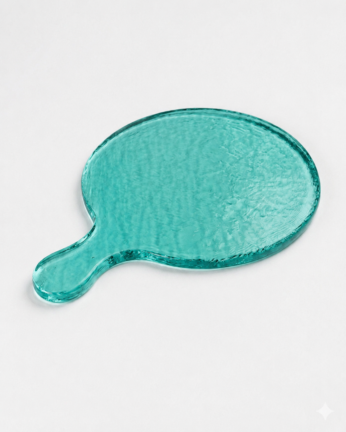 Hammered Glass Round Serving Boards-4