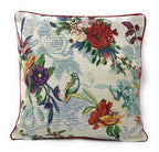 DaDa Bedding Elegant Tropical Paradise Birds Floral Tapestry Throw Pillow Covers 16" (18116)-4