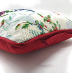 DaDa Bedding Elegant Tropical Paradise Birds Floral Tapestry Throw Pillow Covers 16" (18116)-1