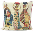 DaDa Bedding Dancing Women African Dreams Tapestry Throw Pillow Covers 16" x 16"-2