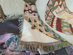 DaDa Bedding Elegant Tapestry Throw Blanket, Dancing Women African Dreams - 50” x 60” (7173)-4