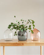 Handblown Hammered Glass Hebron Vase