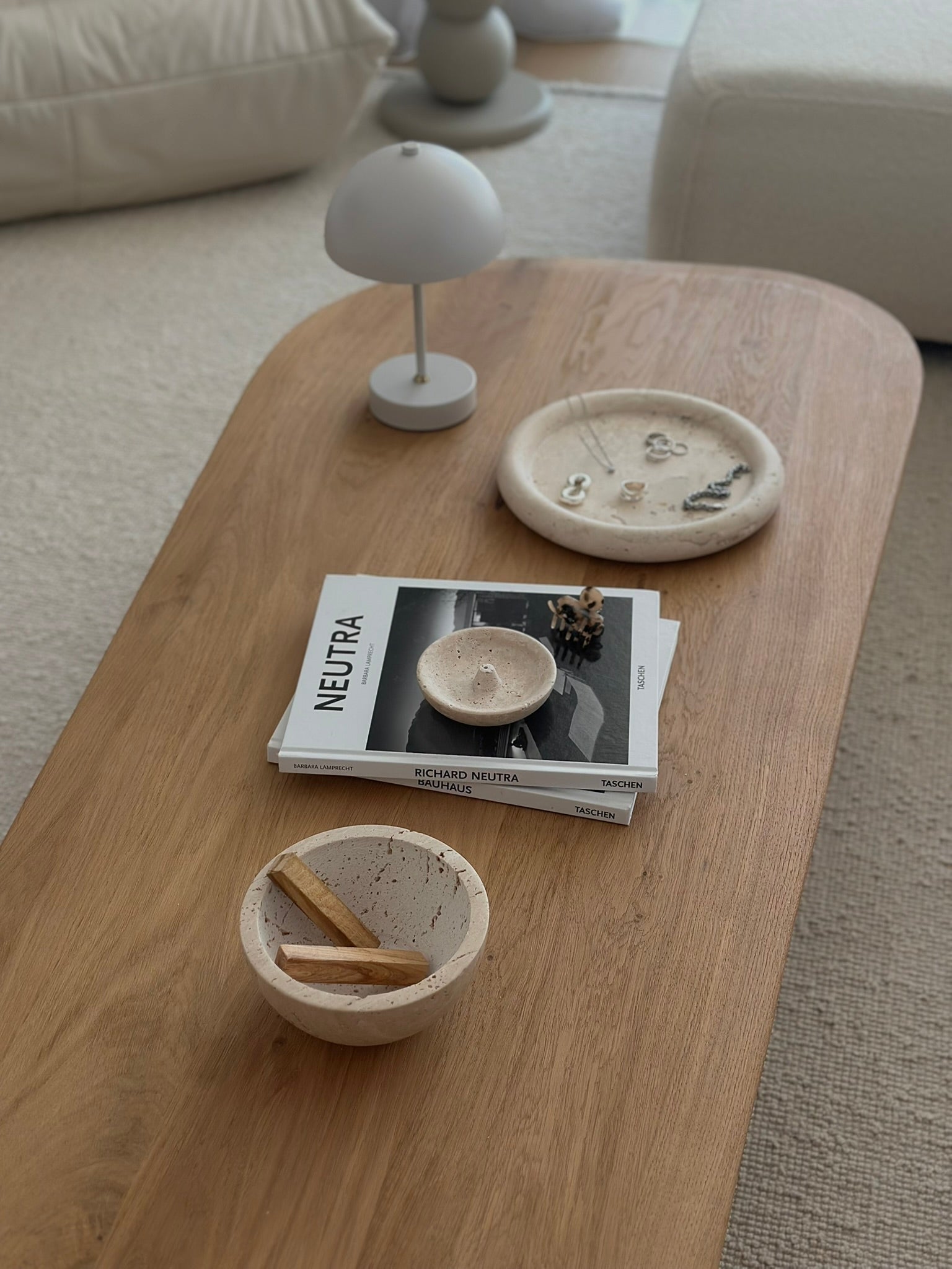 Still Travertine Incense Holder-2