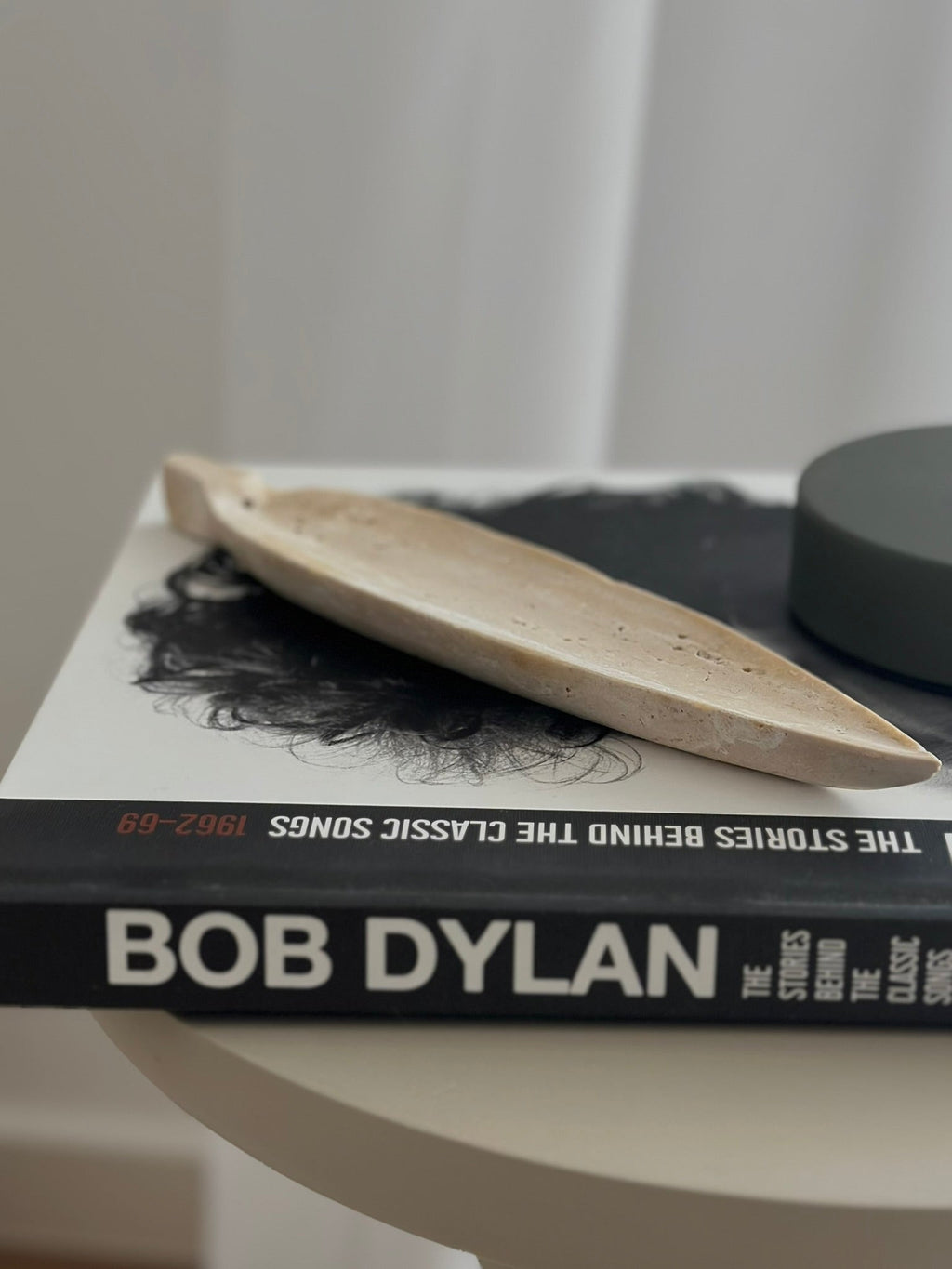 Drift Travertine Incense Holder-1