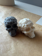 Floral Skull Candle | Gothic Soy Wax-1