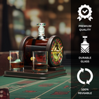 Casino Roulette Whiskey Decanter for Men, Husband, Him | 67.6 OZ-3