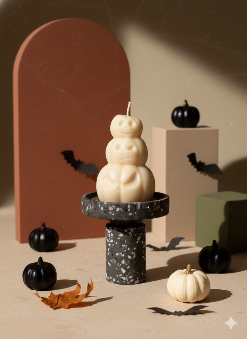 Pumpkin Candle | Hand-Poured Fall Soy Wax-1