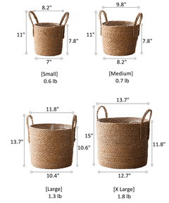 French Country Woven Planter Basket (Shipping fees may apply)