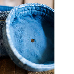 Pants for Plants Blue Jeans Cement Flower Pot (Shipping fees may apply)
