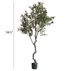 Tall Artificial Olive Tree 94"-2
