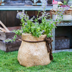 Ribbon Bag Style Concrete Garden Pot (Shipping fees may apply)-3