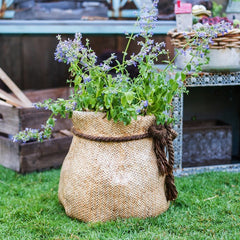 Ribbon Bag Style Concrete Garden Pot (Shipping fees may apply)-3