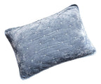 Tache Velvet Dreams Light Blue Plush Diamond Tufted Pillow Sham (JHW-853LB)-0