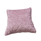 Tache Velvet Dreams Purple Mauve Plush Diamond Tufted Cushion Covers / Euro Sham (JHW-853P)-0