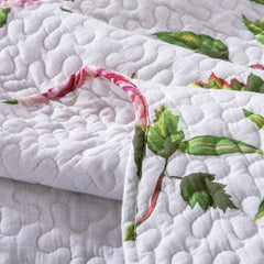 DaDa Bedding Romantic Roses Floral Bed in a Bag Set - Pink Cottage Bedding-3