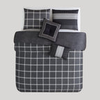 Bebejan Kyle Black 5 Piece Reversible Comforter Set