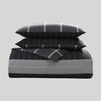 Bebejan Kyle Black 5 Piece Reversible Comforter Set