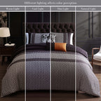 Bebejan Linear Luxe 5 Piece Reversible Comforter Set