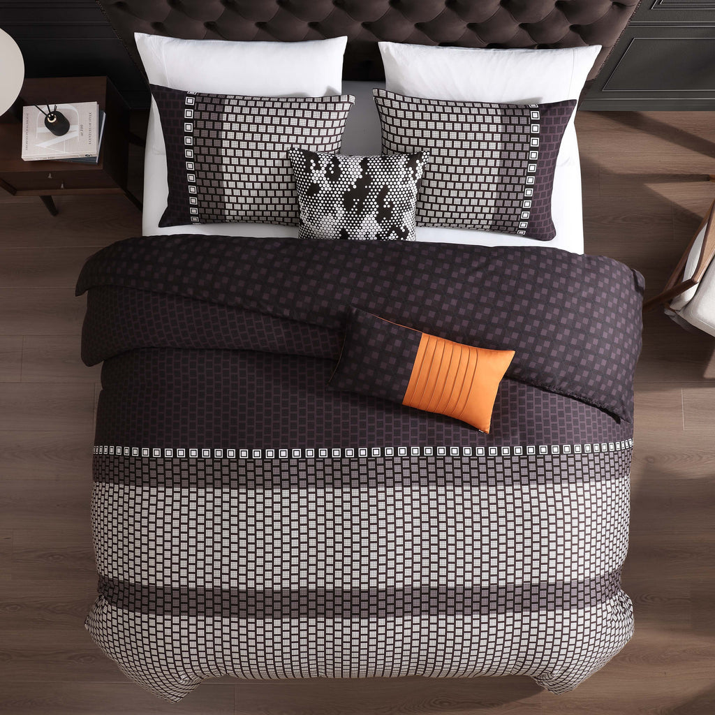 Bebejan Linear Luxe 5 Piece Reversible Comforter Set