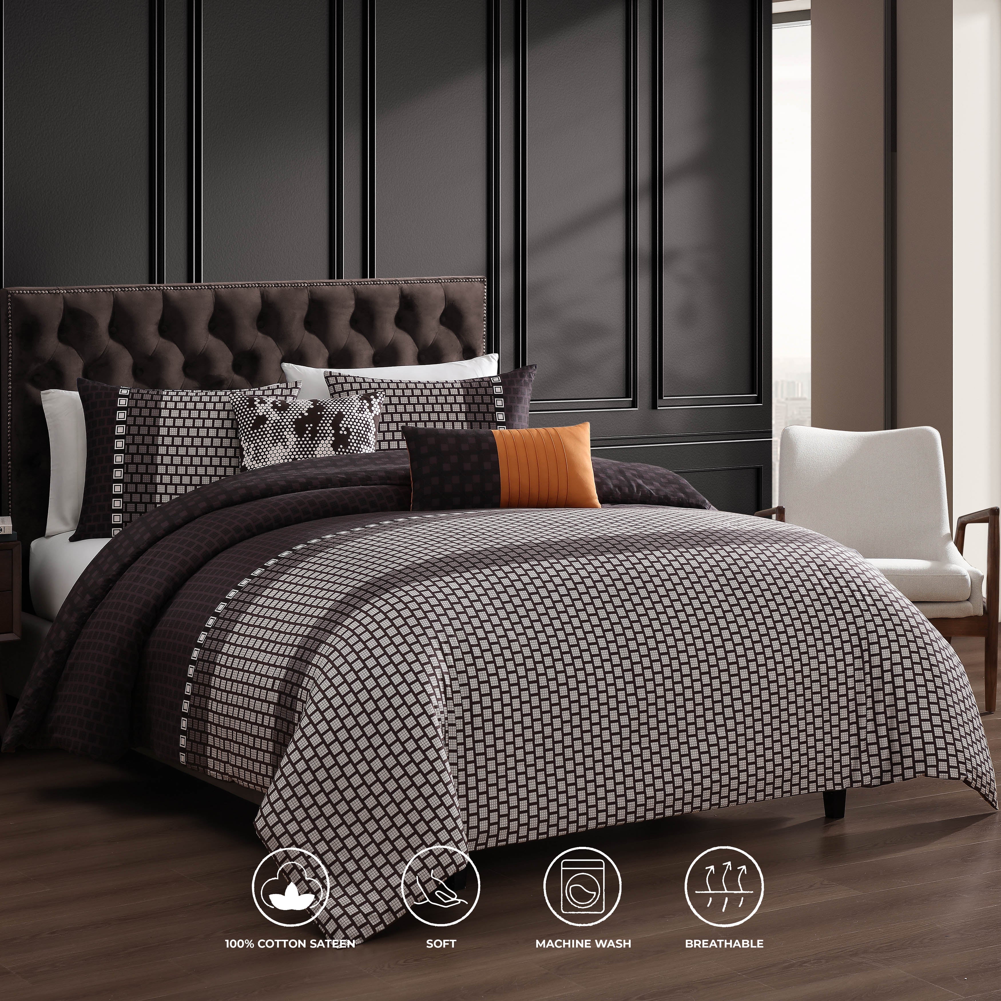 Bebejan Linear Luxe 5 Piece Reversible Comforter Set