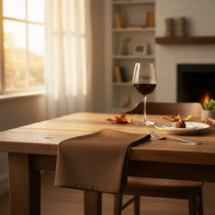 (12 Pack) 100% Spun MJS Polyester 1 PLY Table Napkins