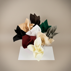 (12 Pack) 100% Spun MJS Polyester 1 PLY Table Napkins
