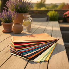 (12 Pack) 100% Spun MJS Polyester 1 PLY Table Napkins