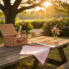 (12 Pack) 100% Spun MJS Polyester 2 PLY Table Cloth Napkins