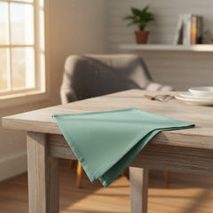 (12 Pack) 100% Spun MJS Polyester 2 PLY Table Cloth Napkins