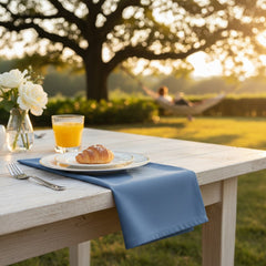 (12 Pack) 100% Spun MJS Polyester 2 PLY Table Cloth Napkins