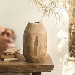Homestead Solid Wood Décor Vase (Shipping fees may apply)