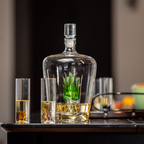 Tequila Decanter Tequila Glasses Set with Agave Decanter and 6 Agave Shot Glass-1