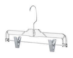 Carton of Plastic Pant Skirt Hangers with Clips (Carton includes 24 sets of 4 Pcs)-4