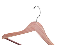 Carton of Cedar Wooden Suit Hanger (Carton Includes 24 Sets of 4 Pcs)