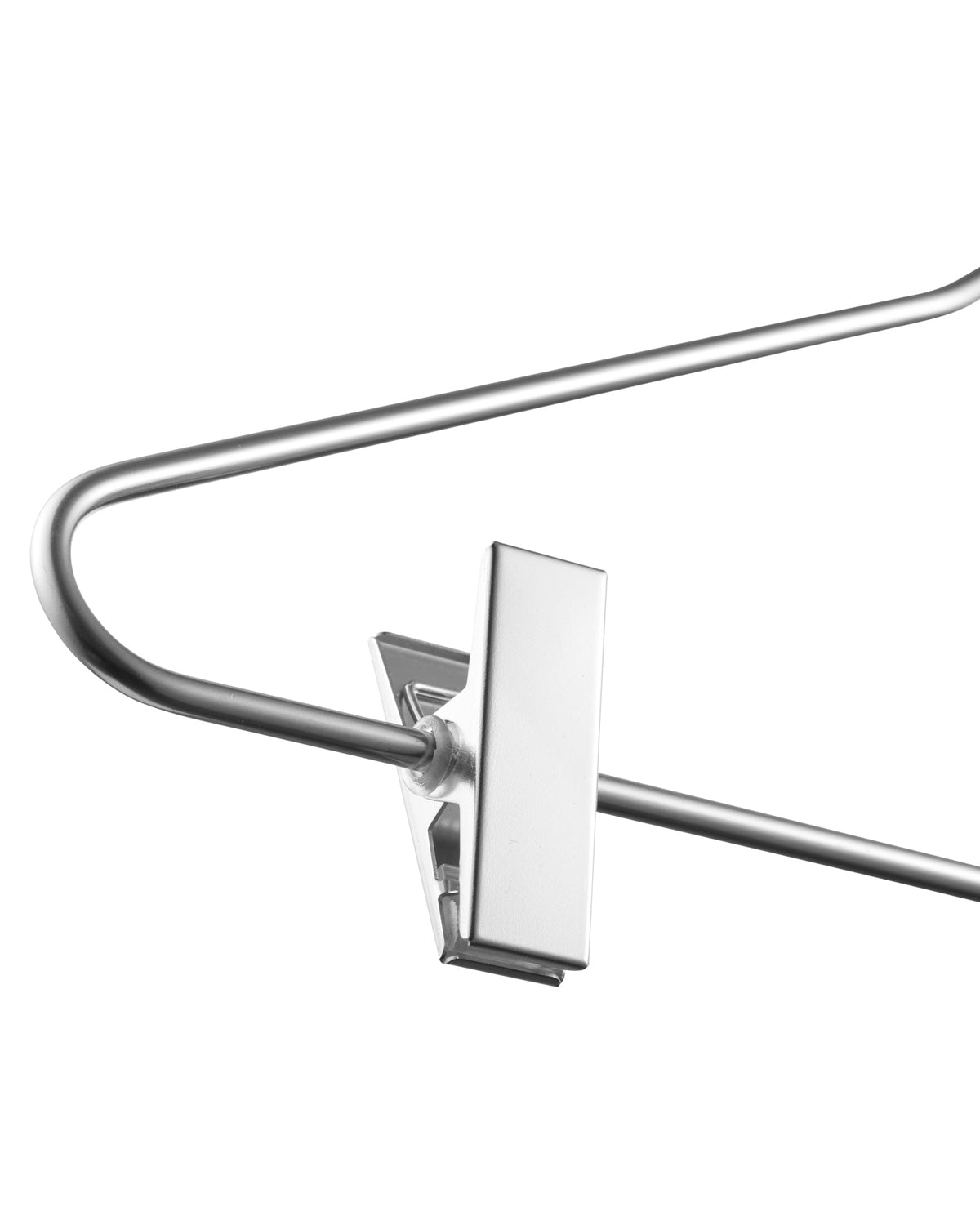 Silver Aluminum Hanger With Clips (5 Pack)-4