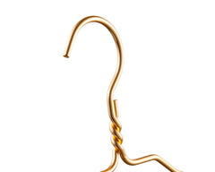 Carton of Kids Gold Aluminum Hanger (Carton of 30 Sets of 5 pcs)-3