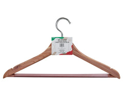 Carton of Cedar Wooden Suit Hanger (Carton Includes 24 Sets of 4 Pcs)