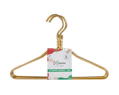 Carton of Kids Gold Aluminum Hanger (Carton of 30 Sets of 5 pcs)-1
