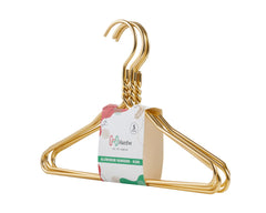 Carton of Kids Gold Aluminum Hanger (Carton of 30 Sets of 5 pcs)-0