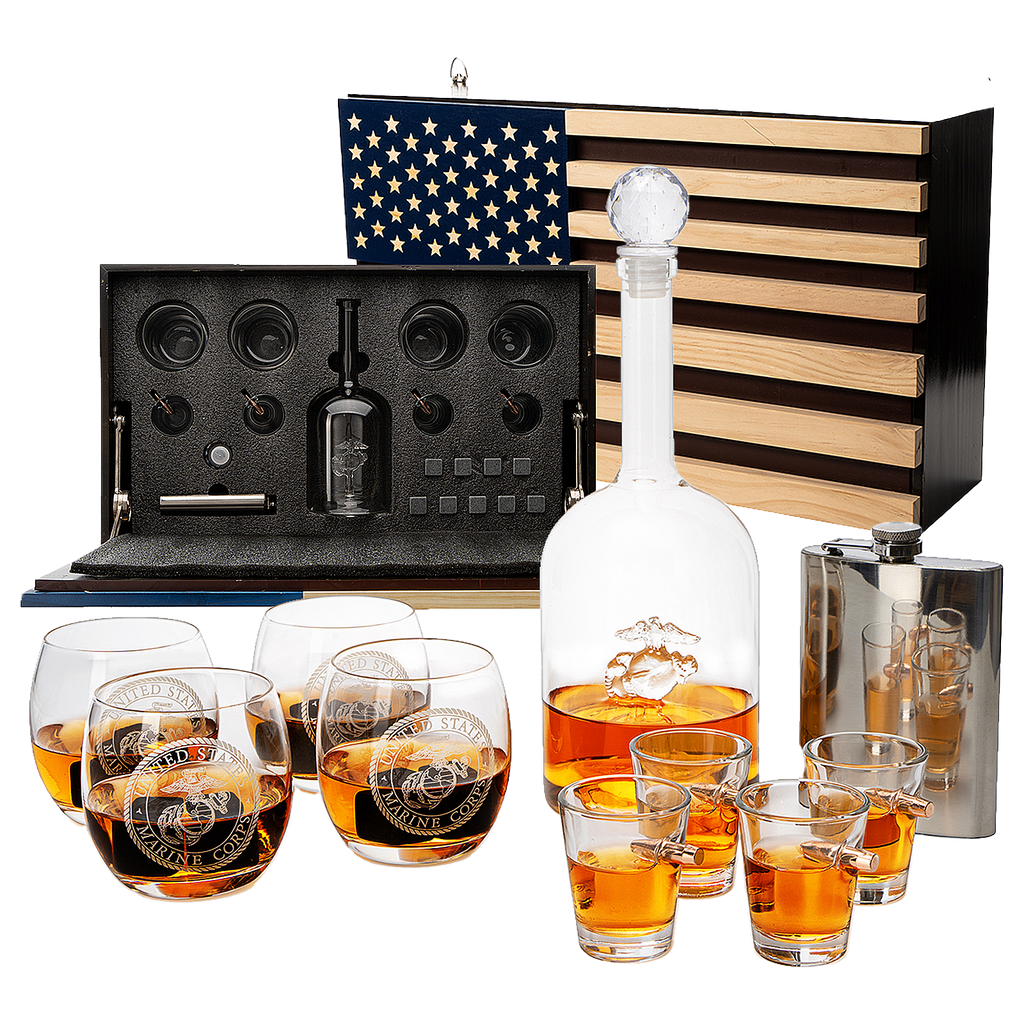 Marine Big Box Wall Decor Murphy with Decanter-0