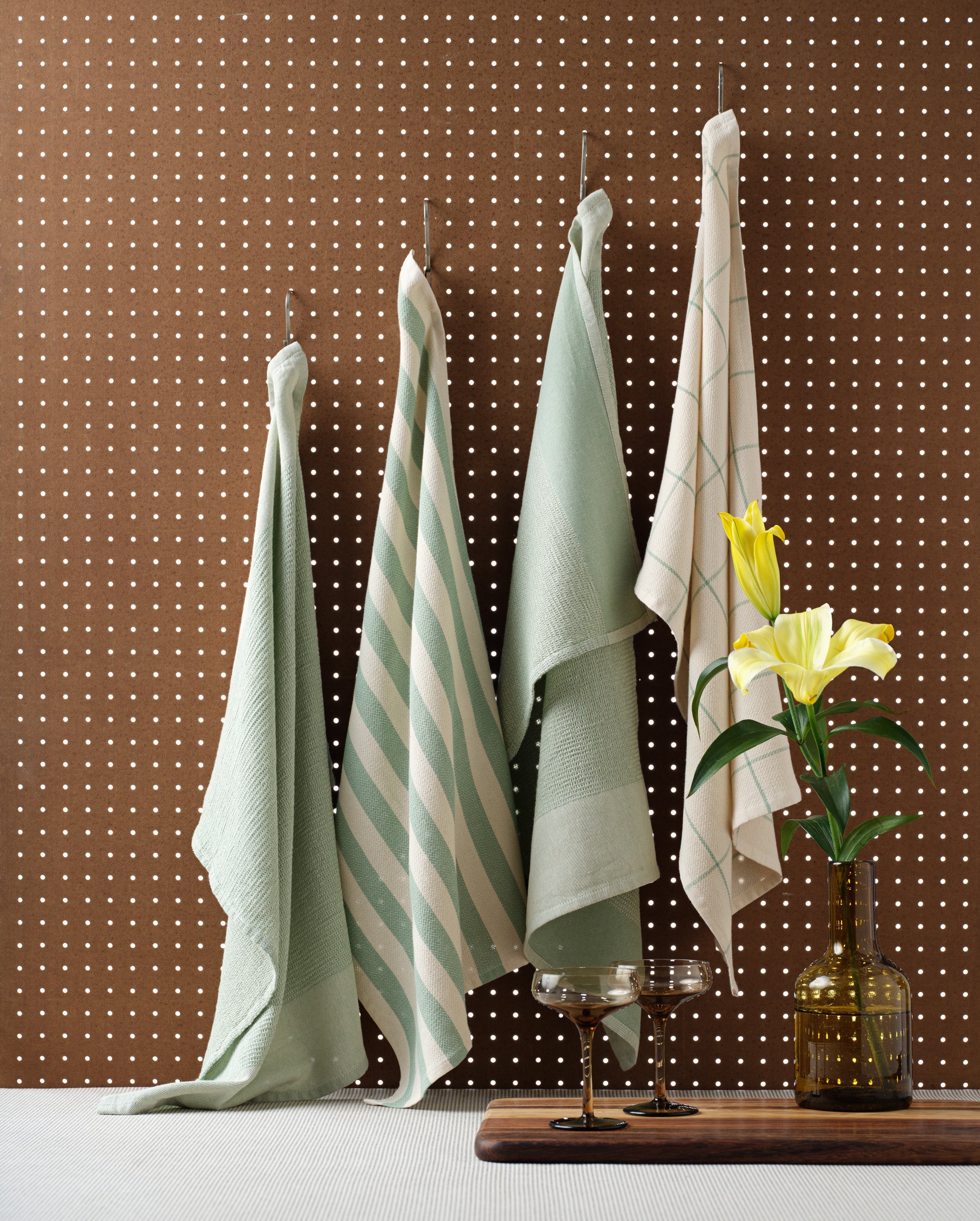 Cotton Kitchen Towels, Set of 4-4