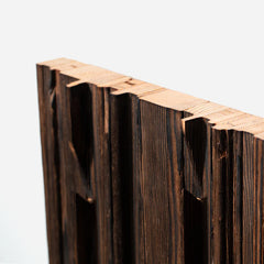 Sculptural Wooden Wall Coat Rack