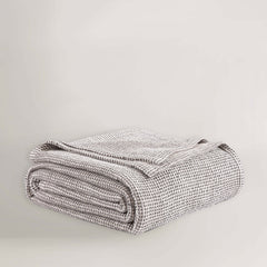 Organic Washed Waffle Blanket