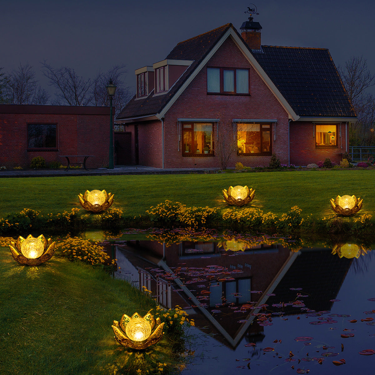 Gigalumi Solar Lotus Light Set (1 Pack)-3