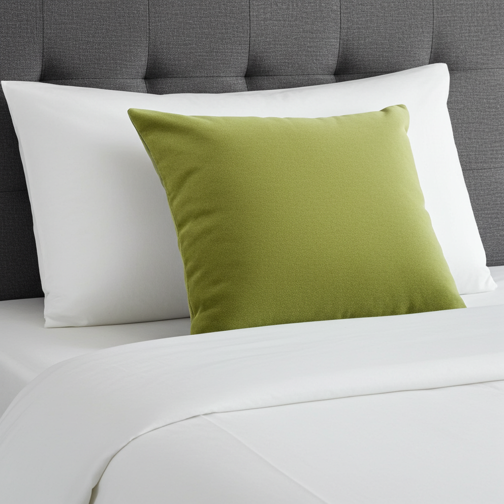 Pistachio Love Green Handmade Luxury Pillow-3