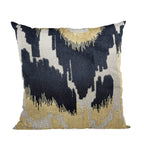 Plutus Velvet Glamour Black, Gold, Cream Handmade Luxury Pillow-0