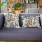 Plutus Multi-Color Jungle Animal Luxury Throw Pillow-2