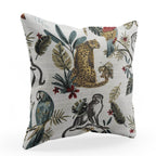 Plutus Multi-Color Jungle Animal Luxury Throw Pillow-0