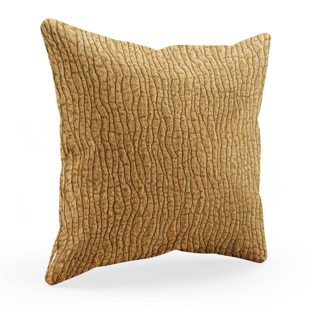 Plutus Yellow Desert Lines Luxury Throw Pillow-0